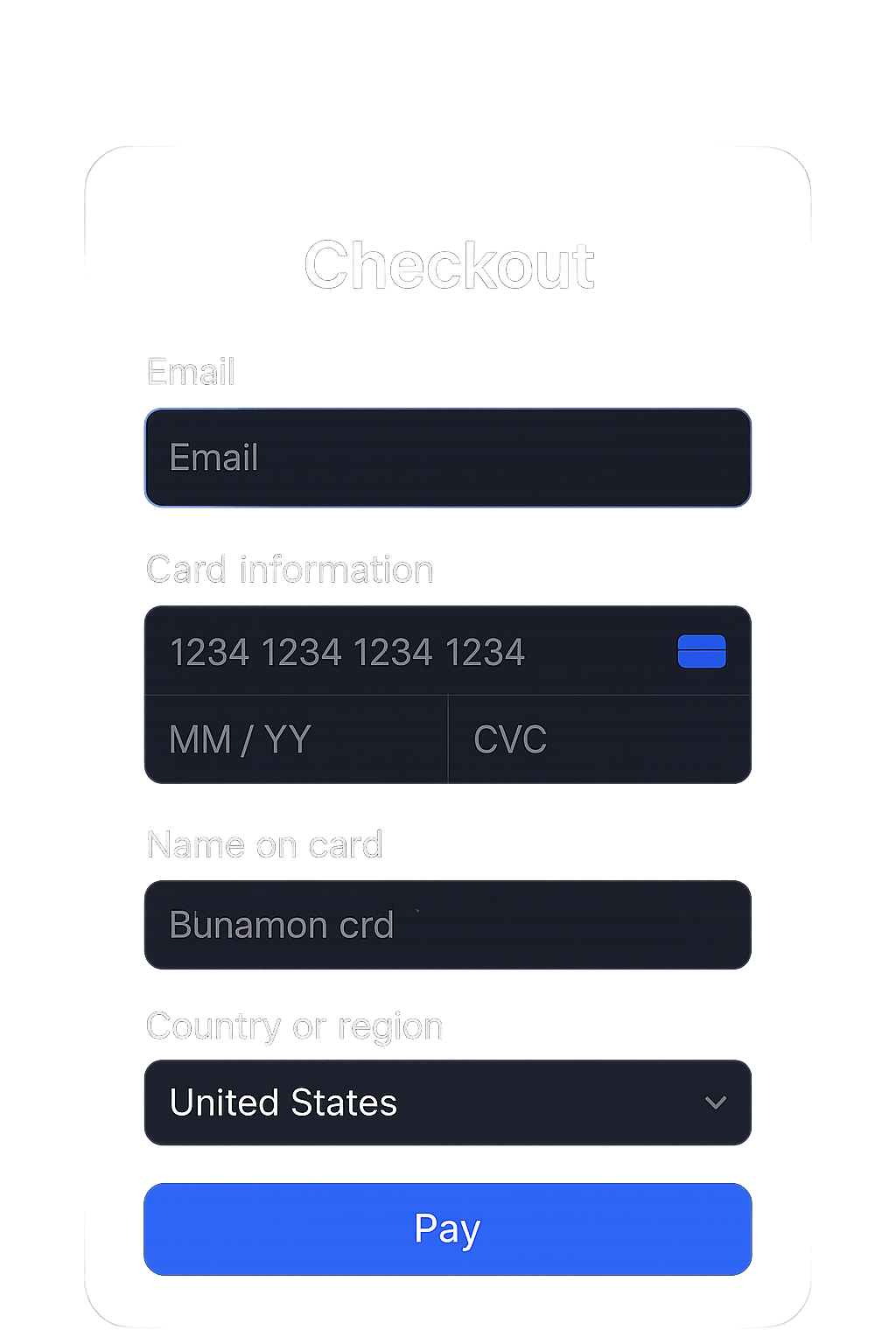 Modern payment dashboard illustration